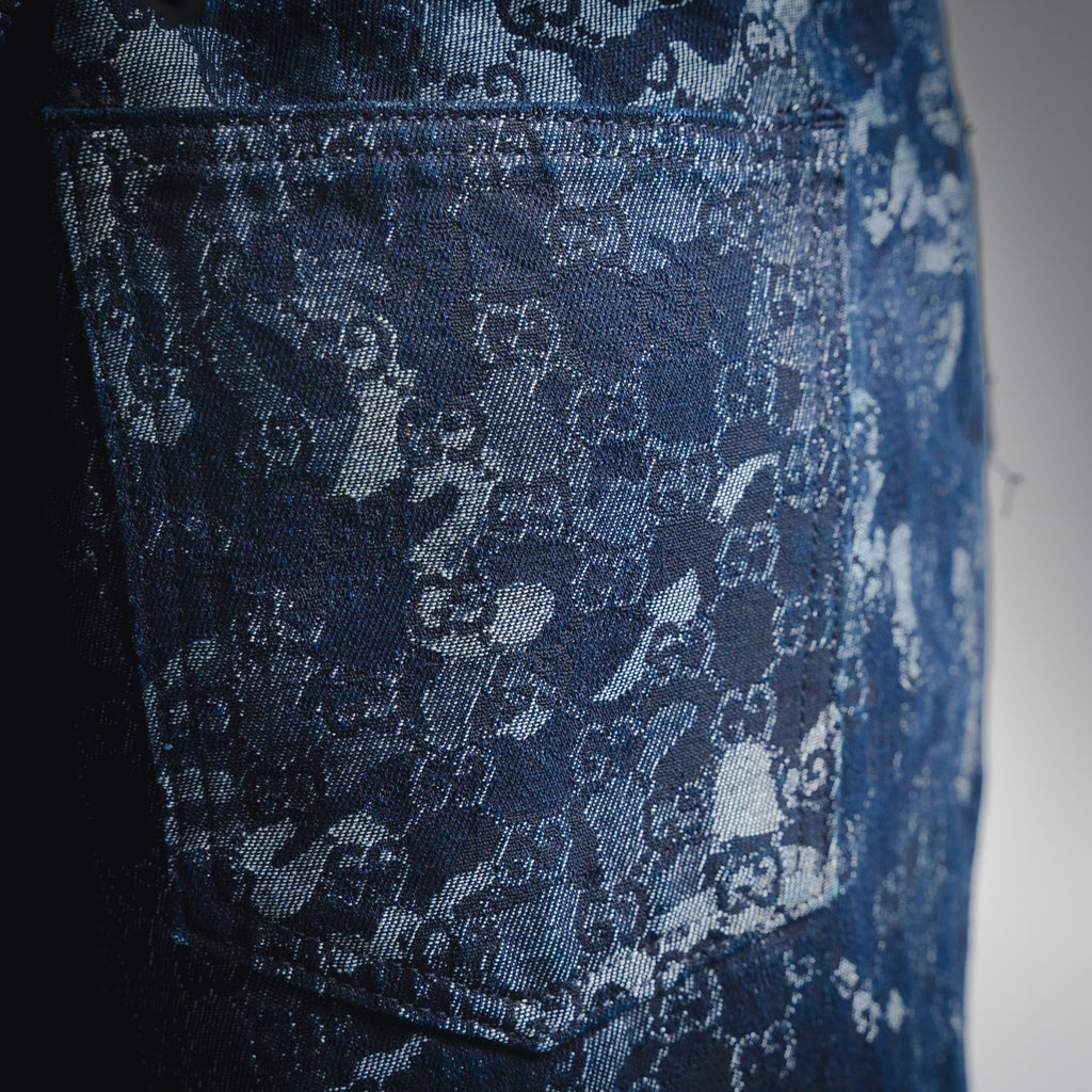 Guc 25fw jacquard jeans