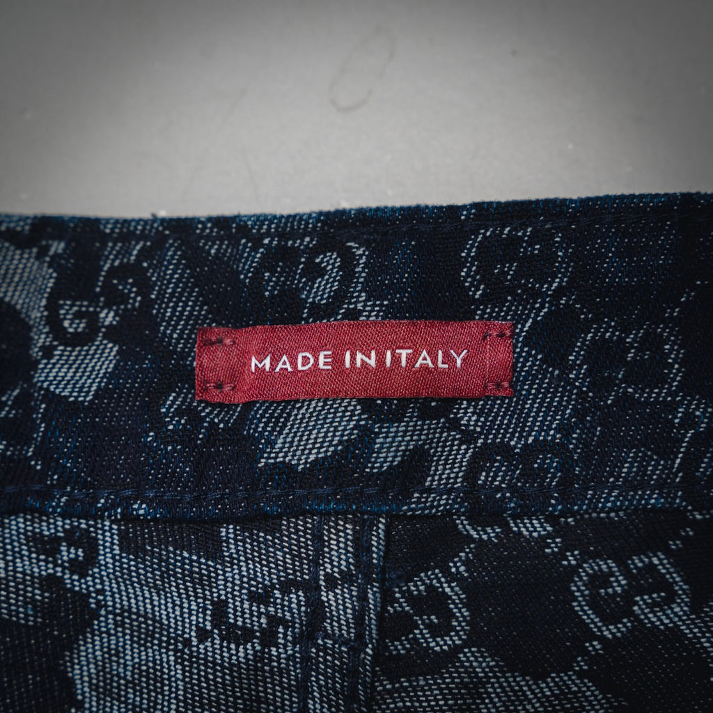 Guc 25fw jacquard jeans