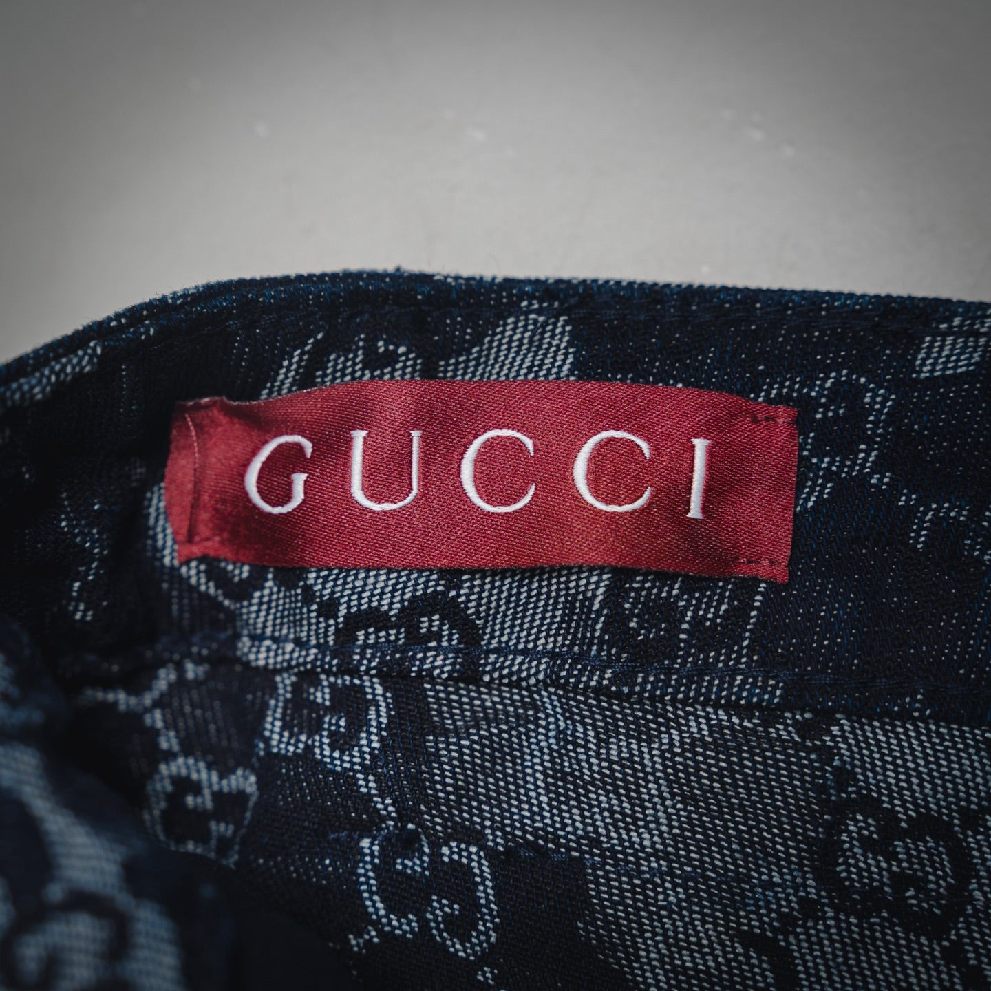 Guc 25fw jacquard jeans