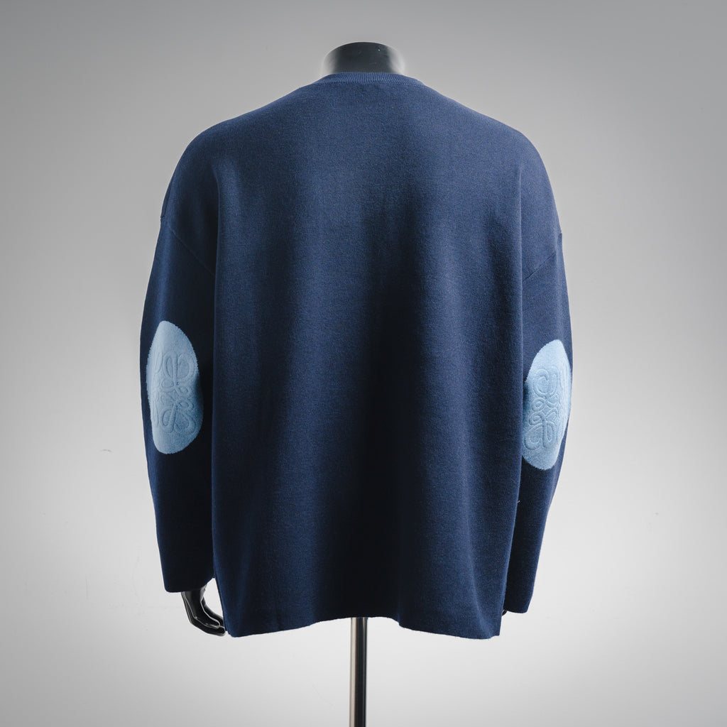 Loe 25fw embroidered sweater