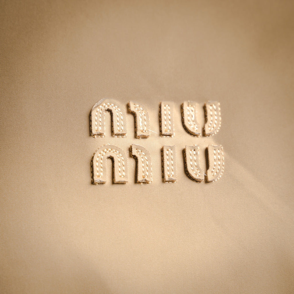 Miu 25fw splicing jacket