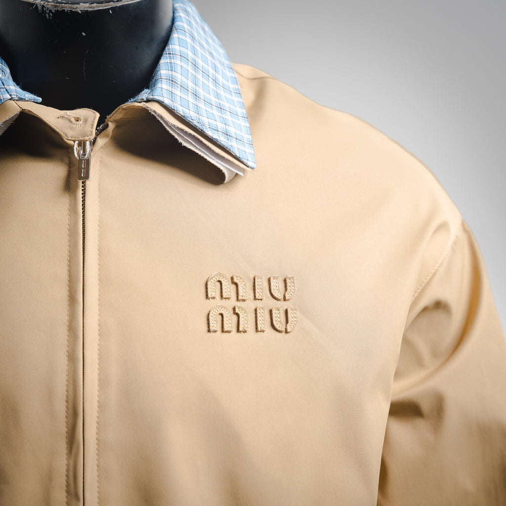 Miu 25fw splicing jacket