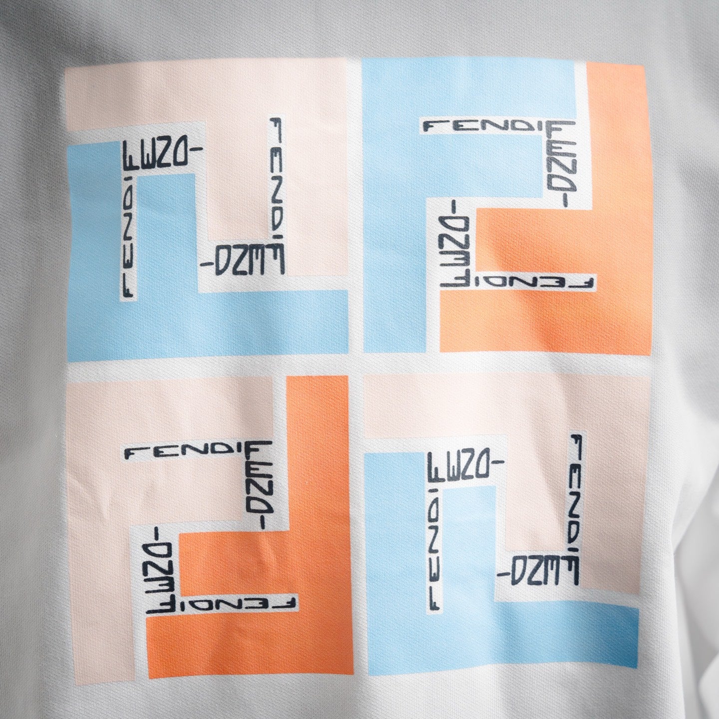 Fend 25fw printed shirt