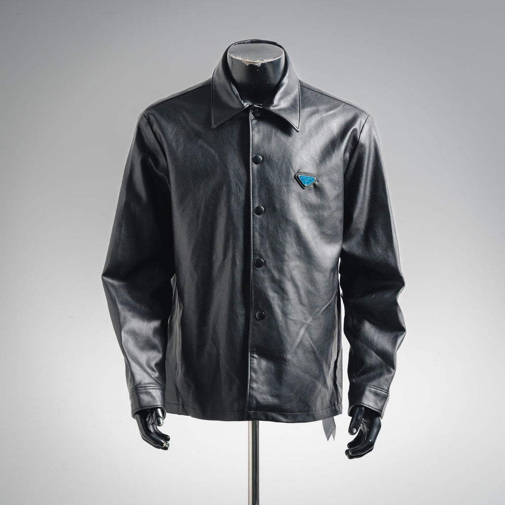 Pra 25fw leather jacket