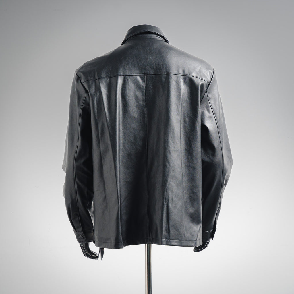 Pra 25fw leather jacket
