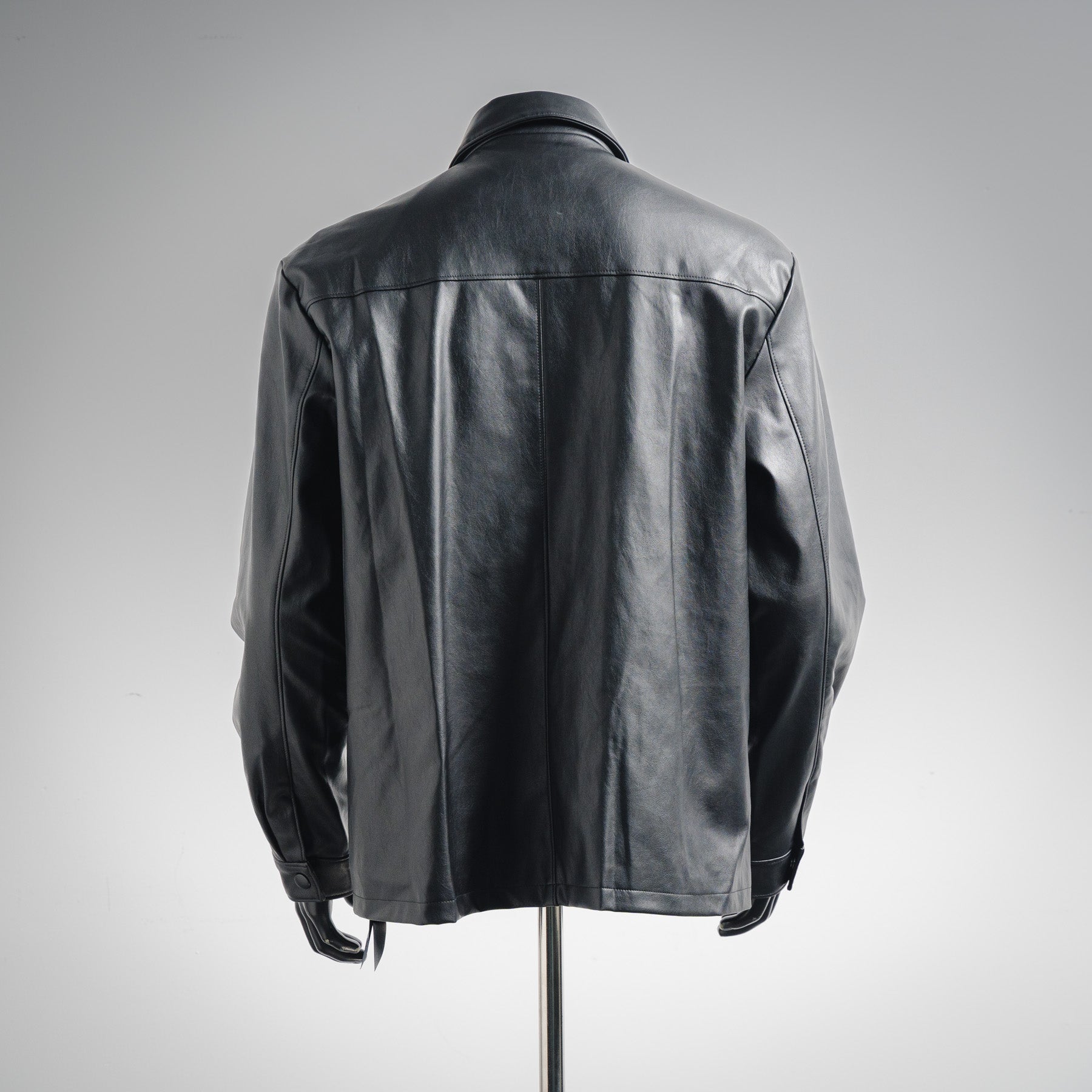 Pra 25fw leather jacket