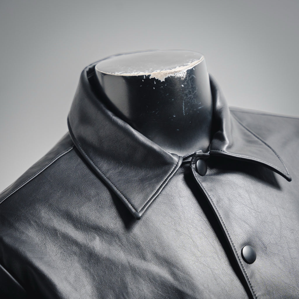 Pra 25fw leather jacket