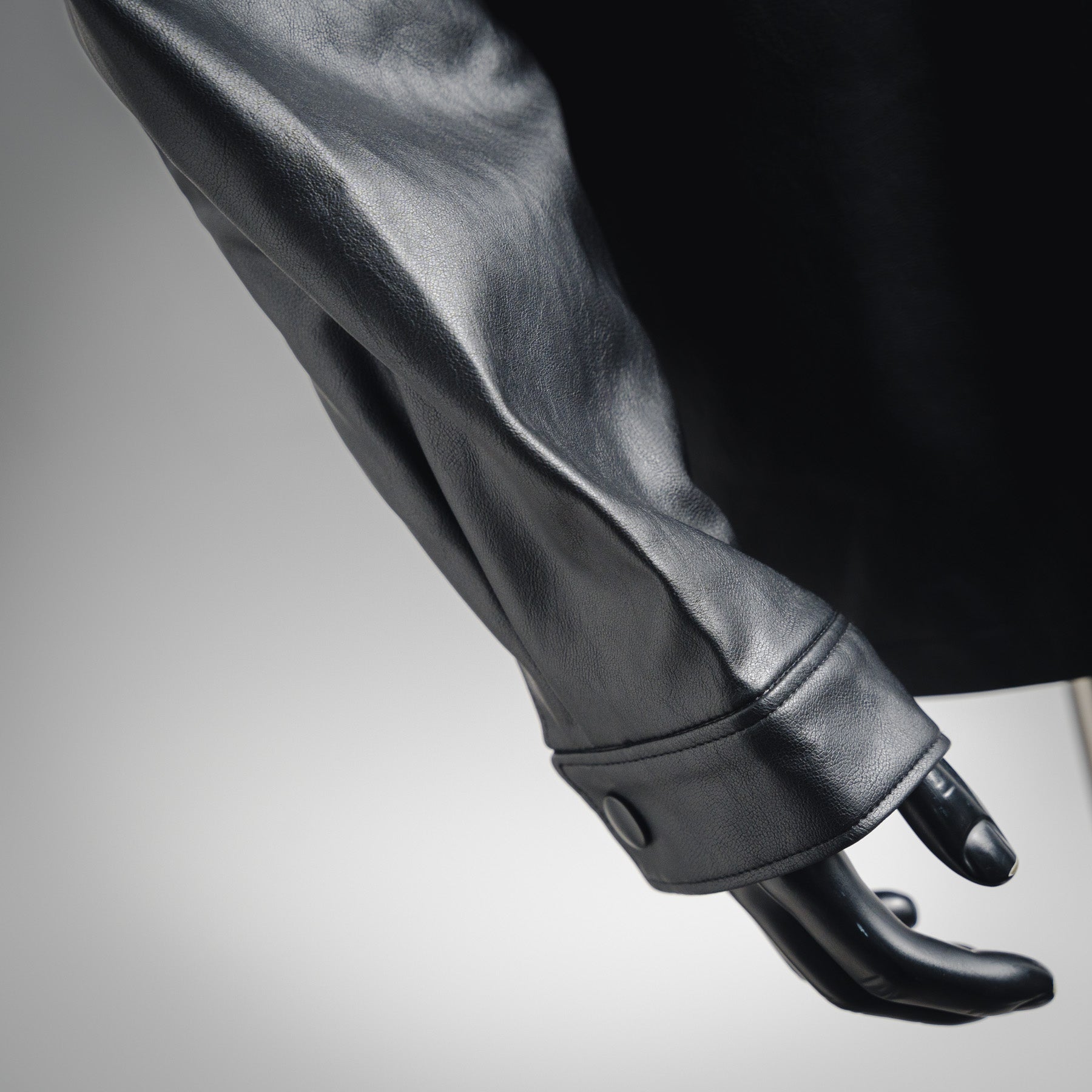 Pra 25fw leather jacket