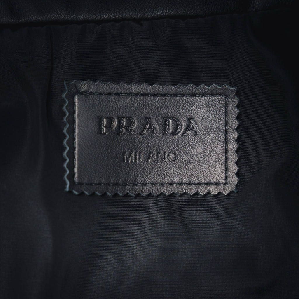 Pra 25fw leather jacket