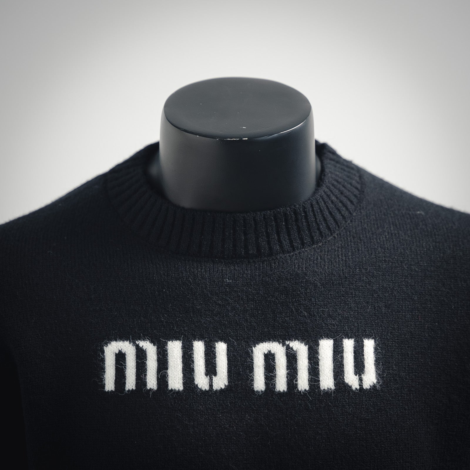Miu 25fw jacquard sweater
