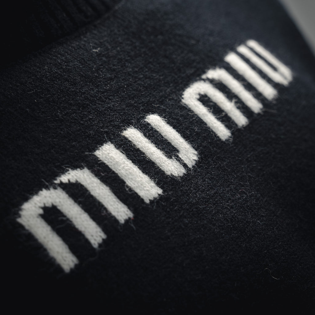 Miu 25fw jacquard sweater