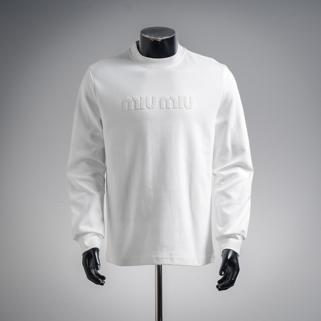 Miu 25fw embroidered shirt