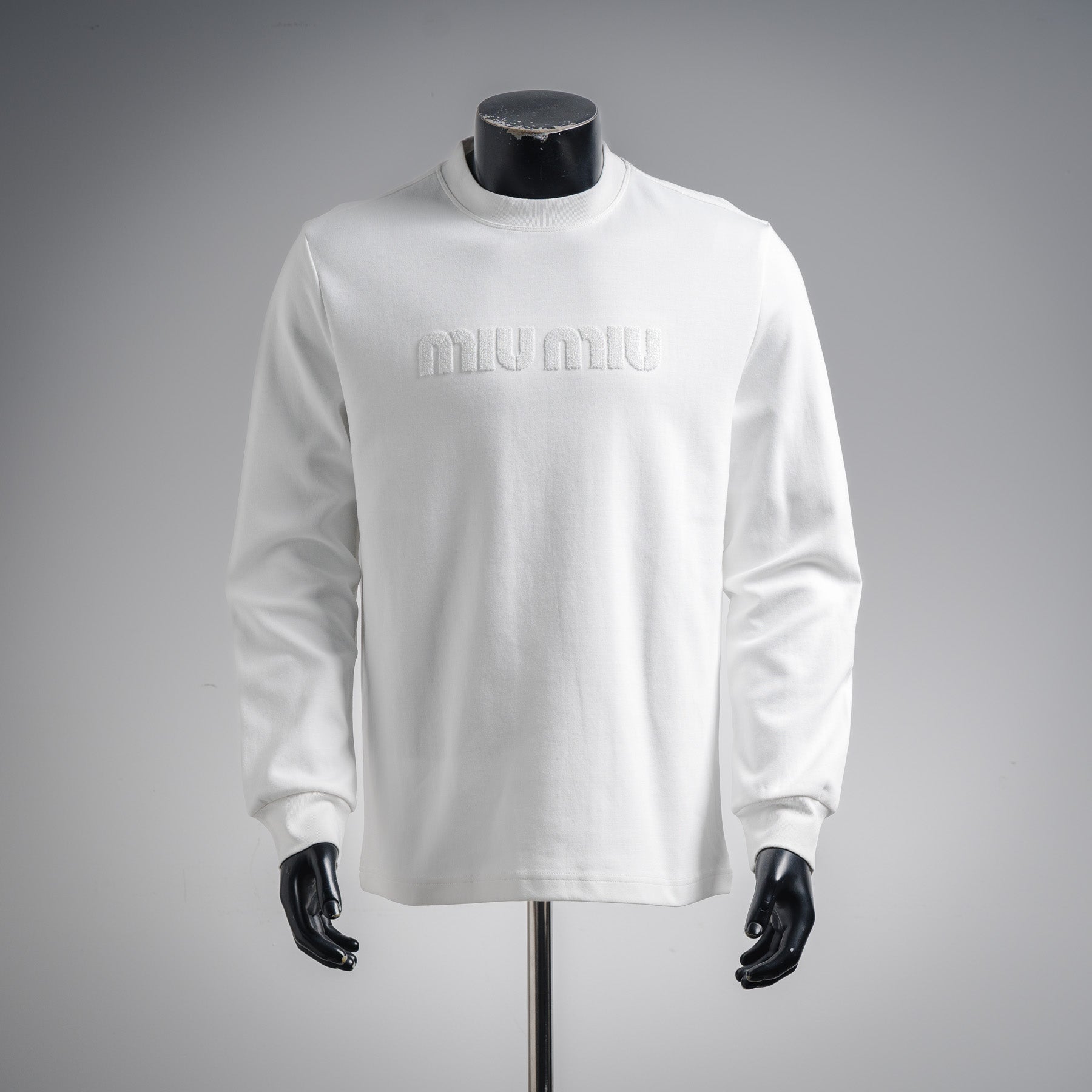 Miu 25fw embroidered shirt