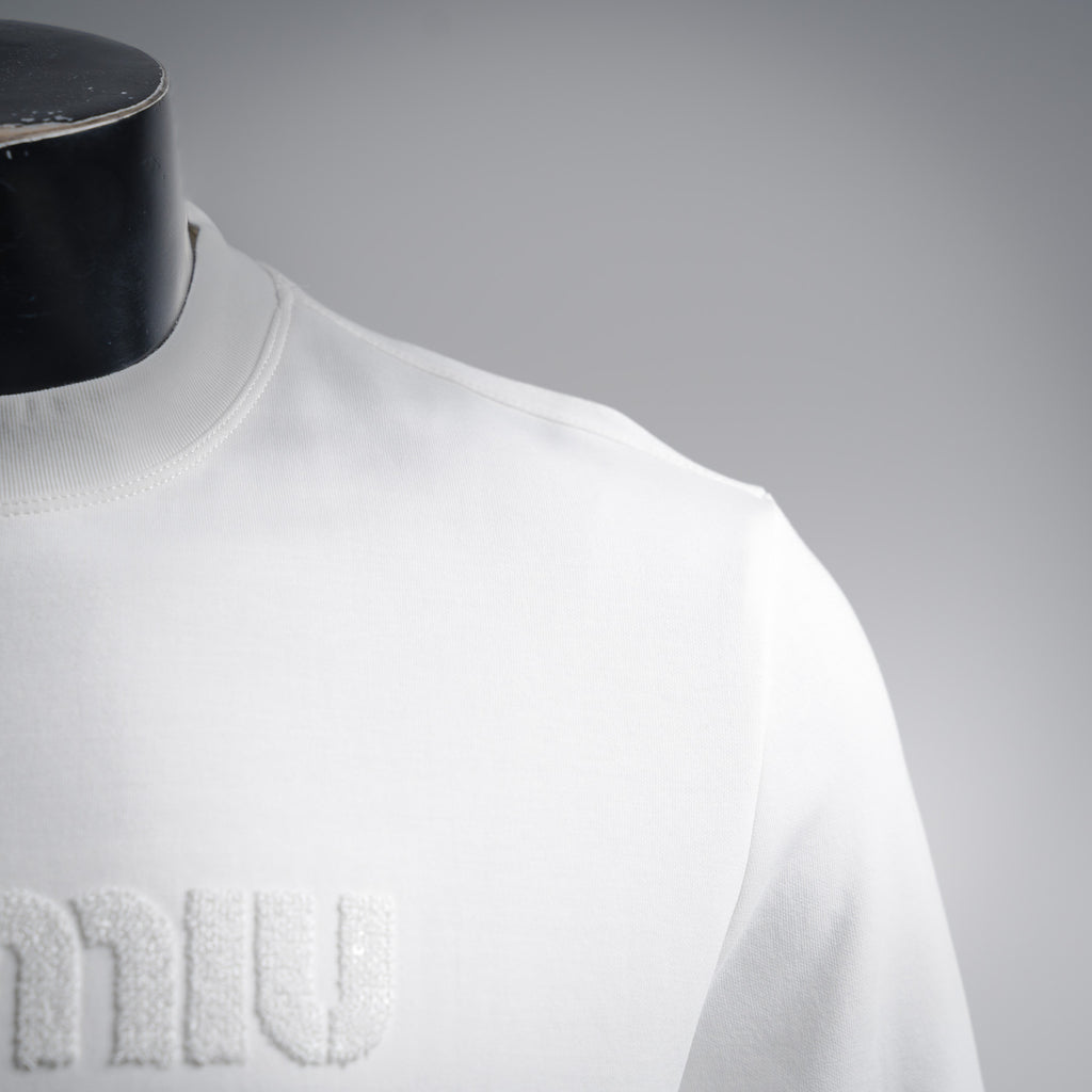 Miu 25fw embroidered shirt