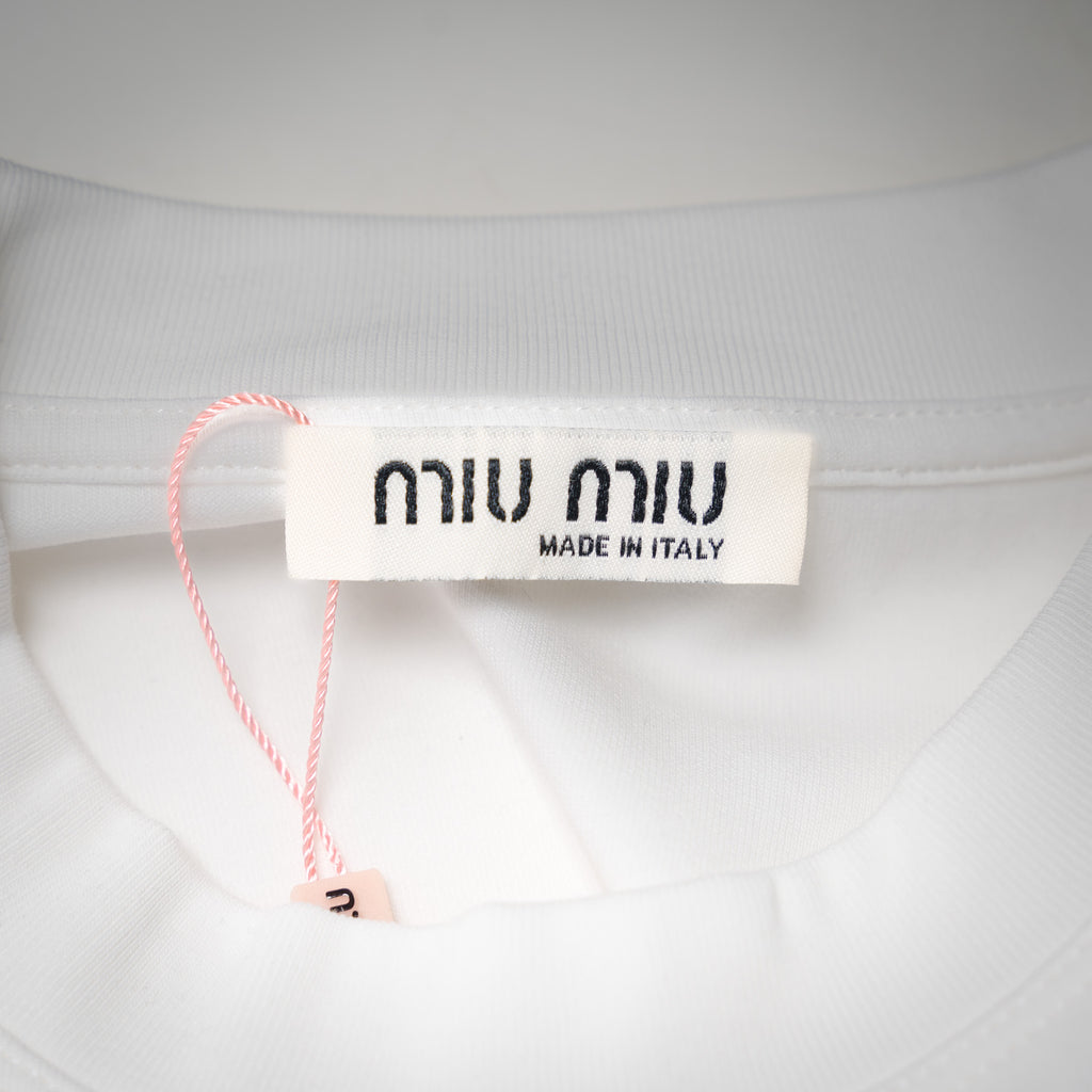 Miu 25fw embroidered shirt