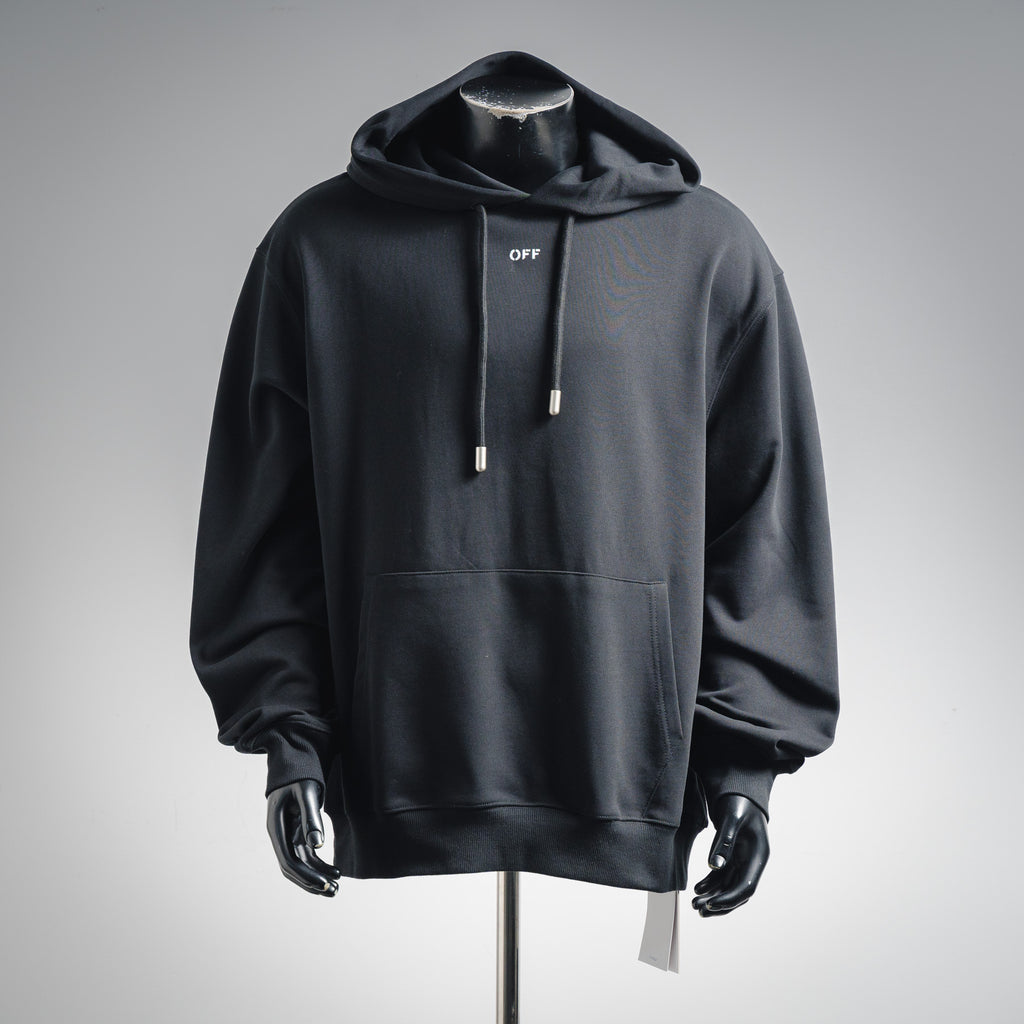 Off 25fw printed hoodie