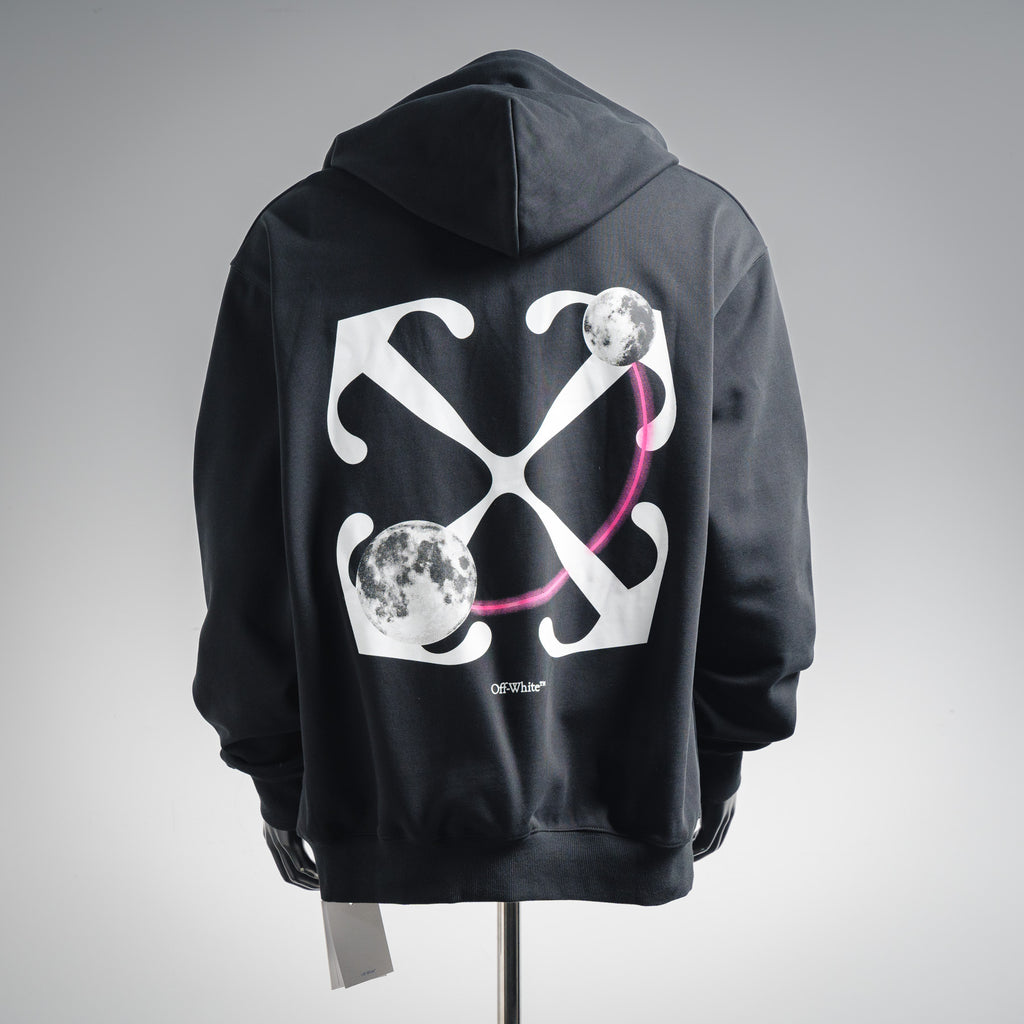 Off 25fw printed hoodie