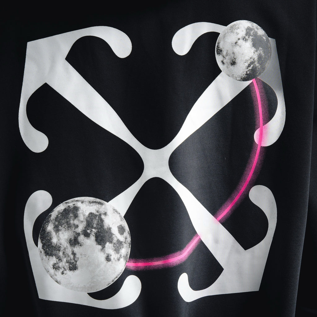 Off 25fw printed hoodie