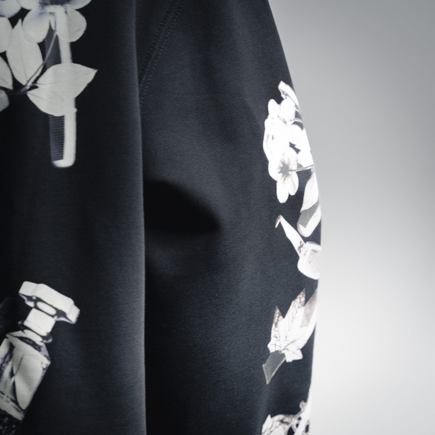 Off 25fw printed hoodie