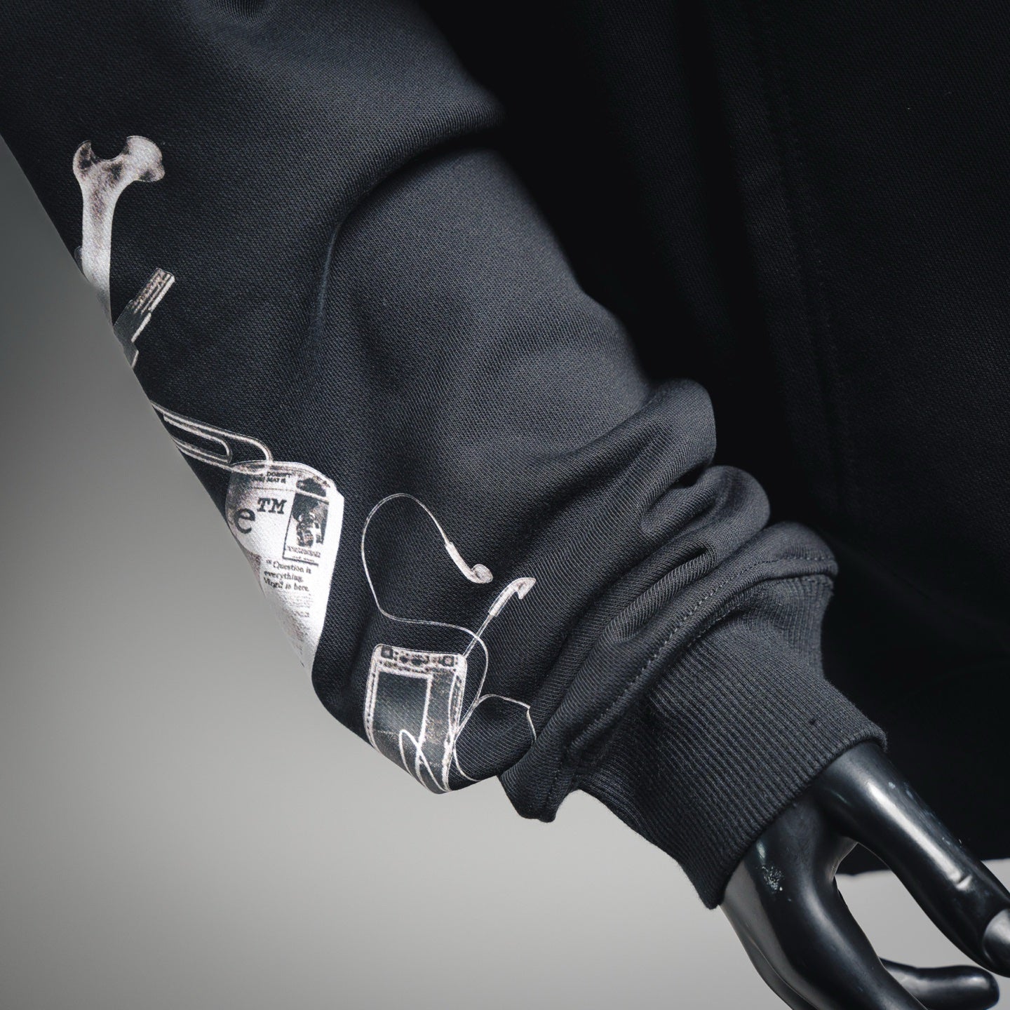 Off 25fw printed hoodie