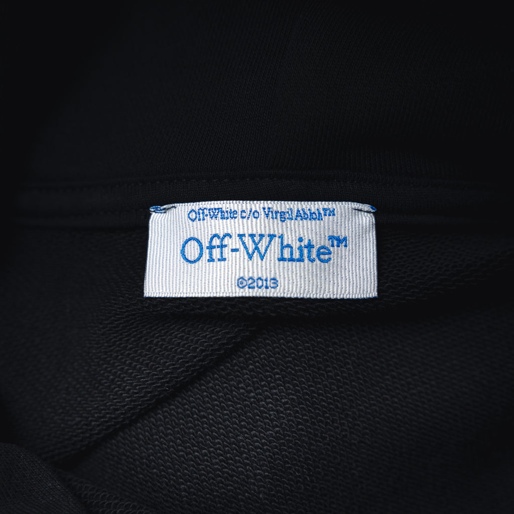 Off 25fw printed hoodie