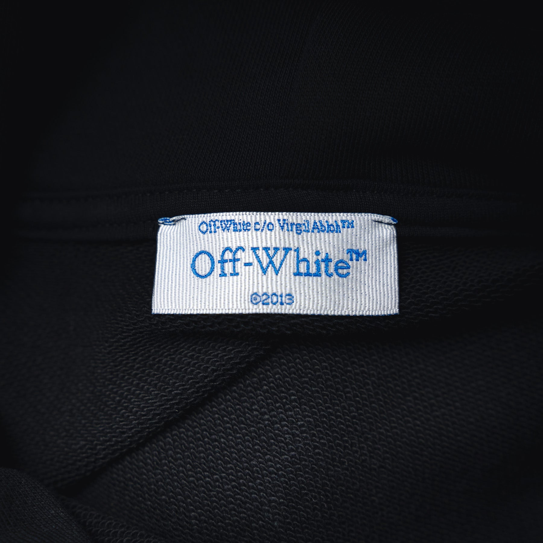 Off 25fw printed hoodie