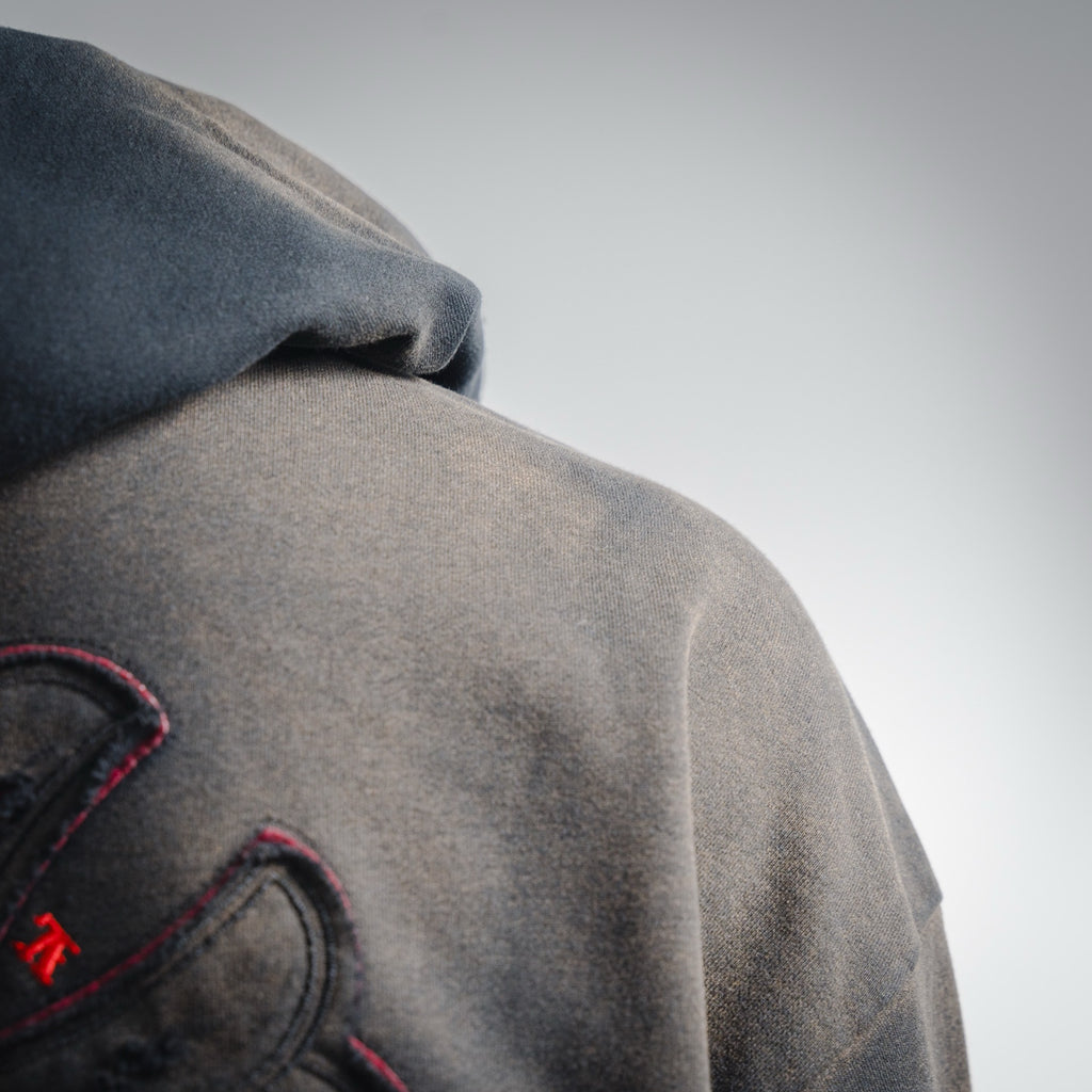 Chrome 25fw embroidered hoodie