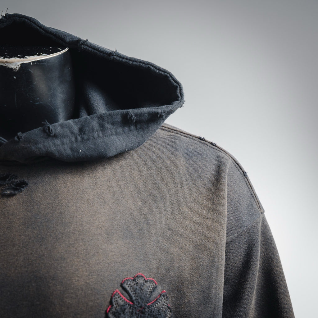 Chrome 25fw embroidered hoodie