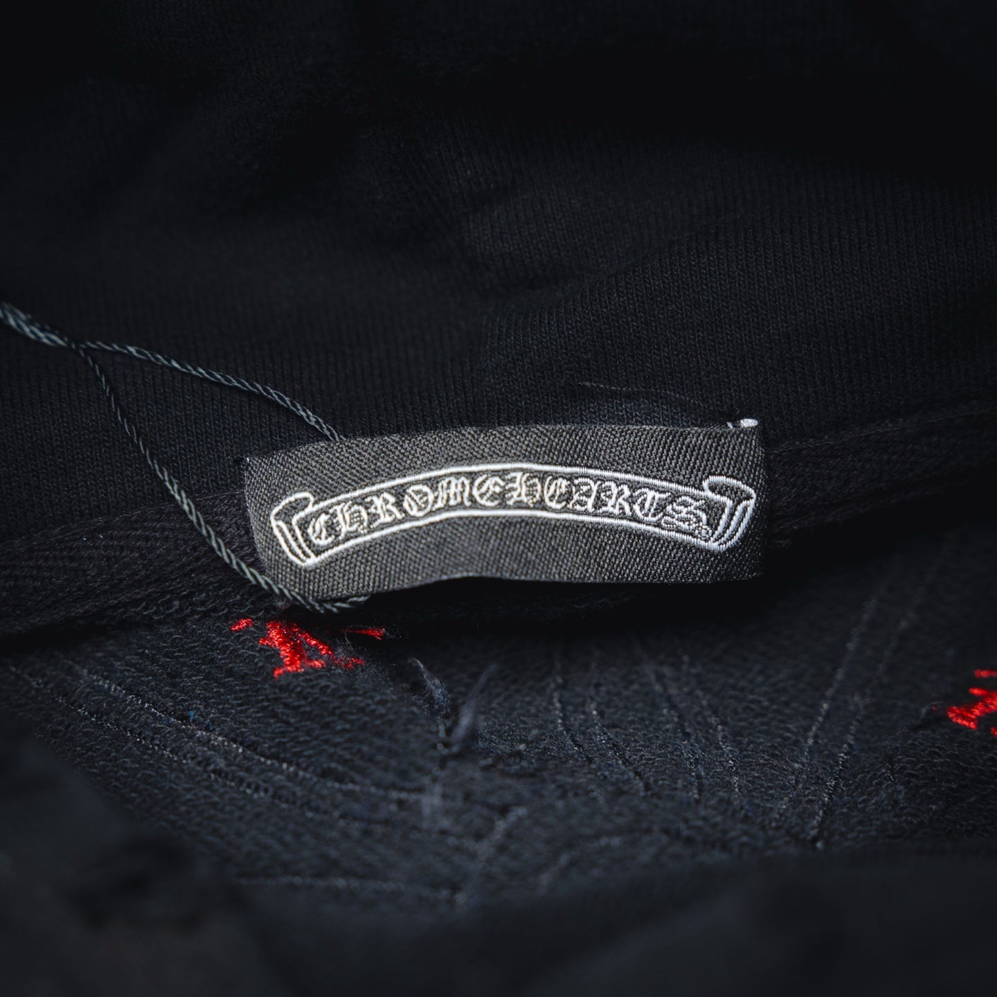 Chrome 25fw embroidered hoodie