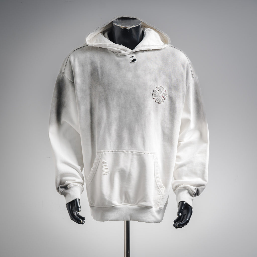 Chrome 25fw embroidered hoodie