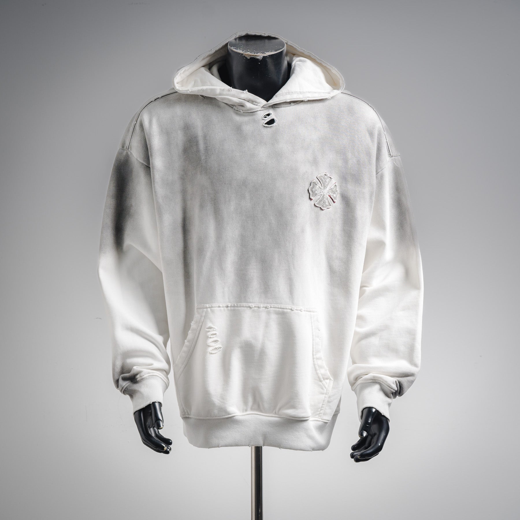 Chrome 25fw embroidered hoodie