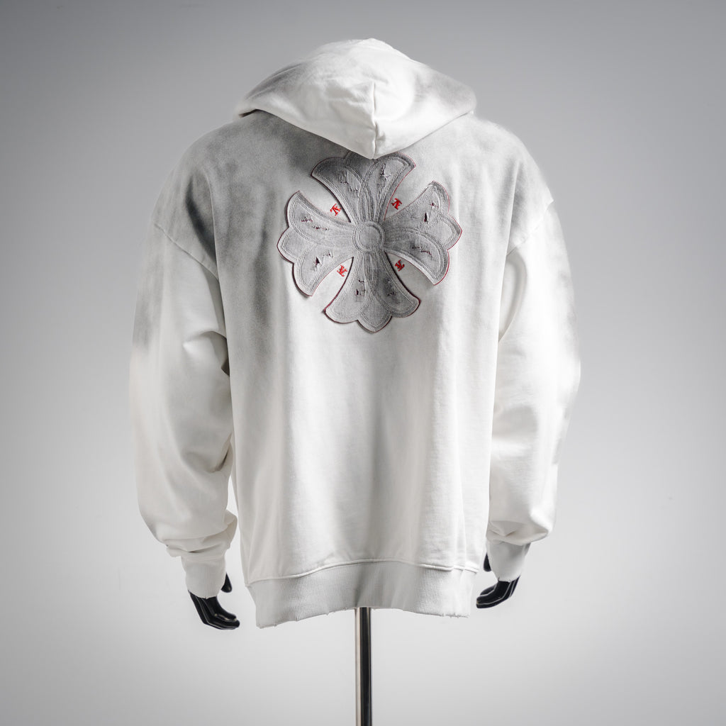 Chrome 25fw embroidered hoodie