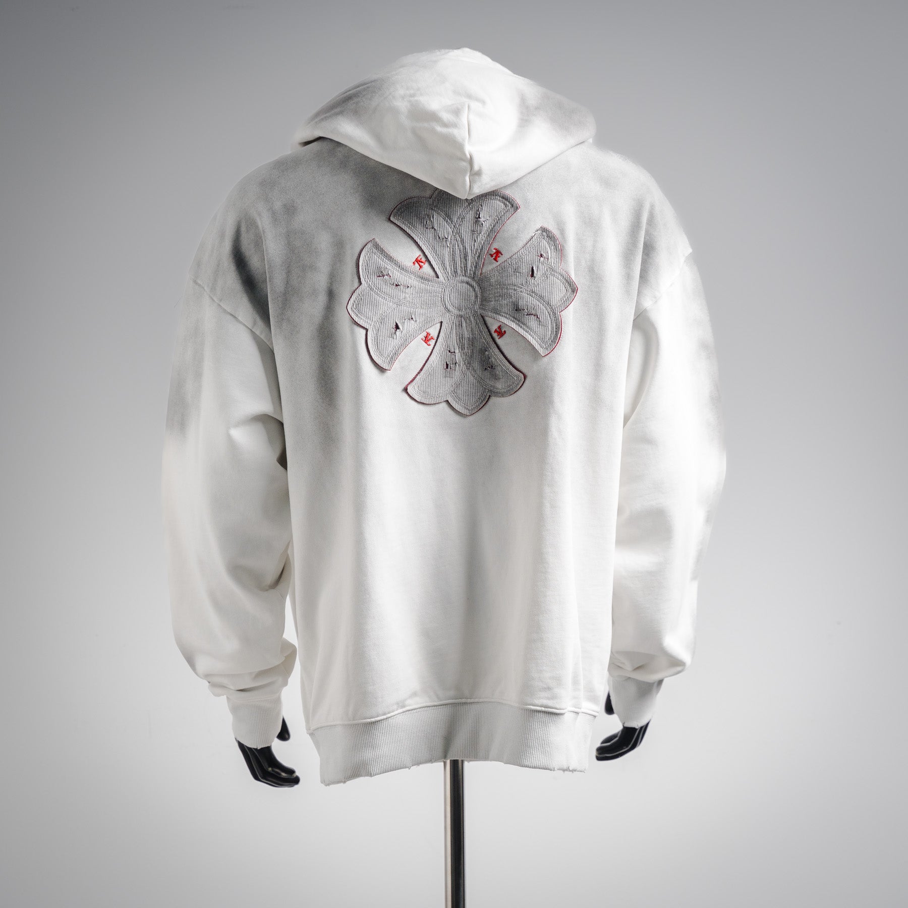 Chrome 25fw embroidered hoodie