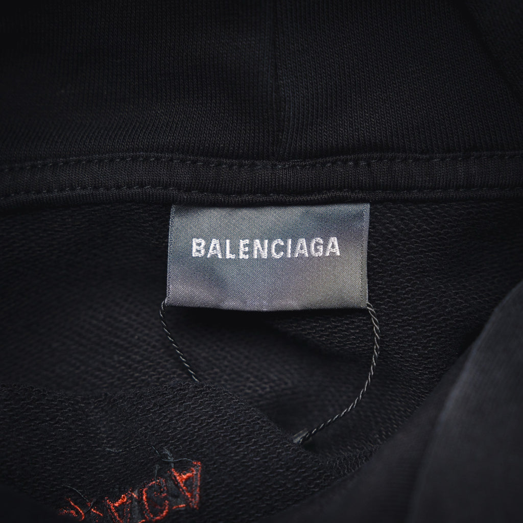 Balen 25fw embroidered hoodie