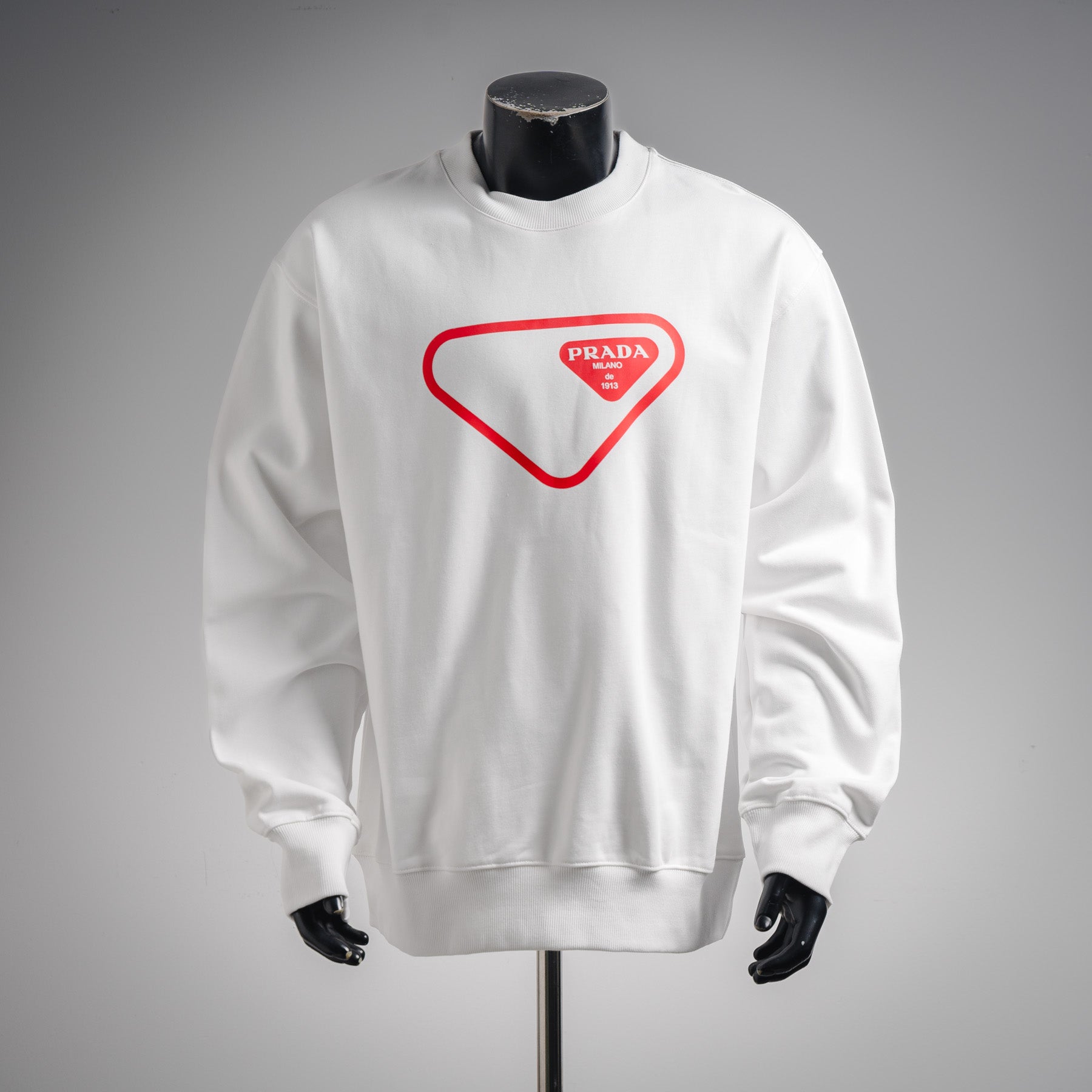 Pra 25fw printed sweatshirt