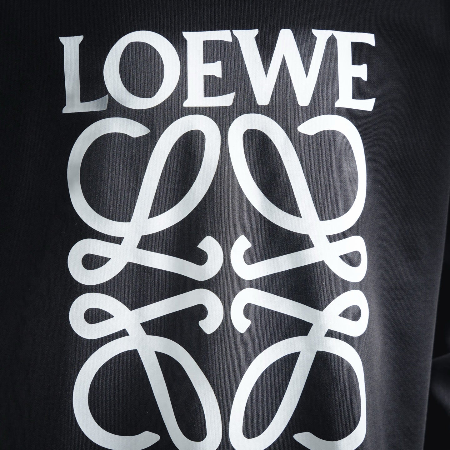 Loe 25fw printed sweatshirt