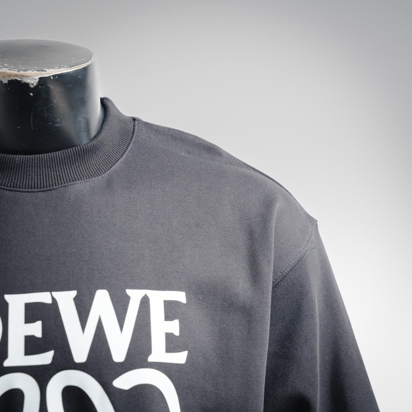 Loe 25fw printed sweatshirt