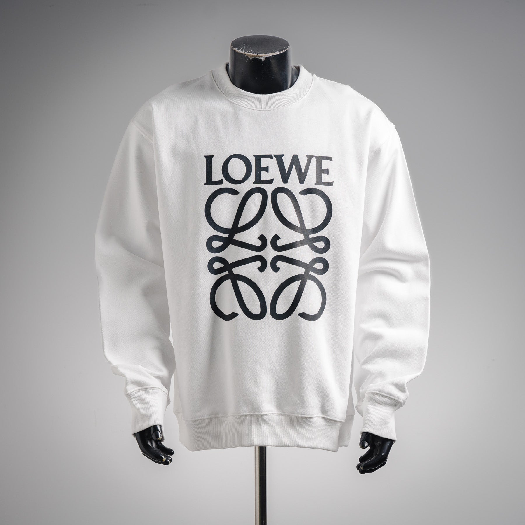Loe 25fw printed sweatshirt