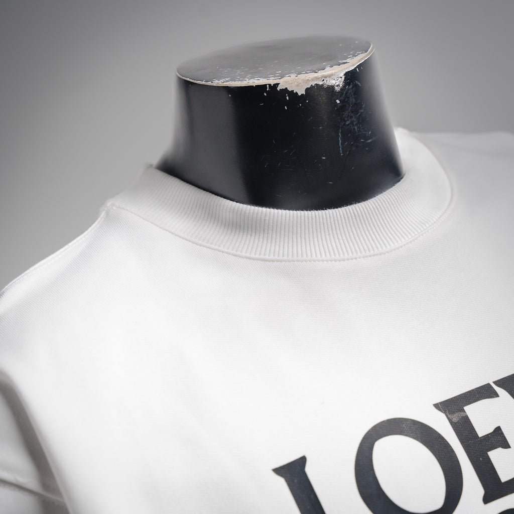 Loe 25fw printed sweatshirt