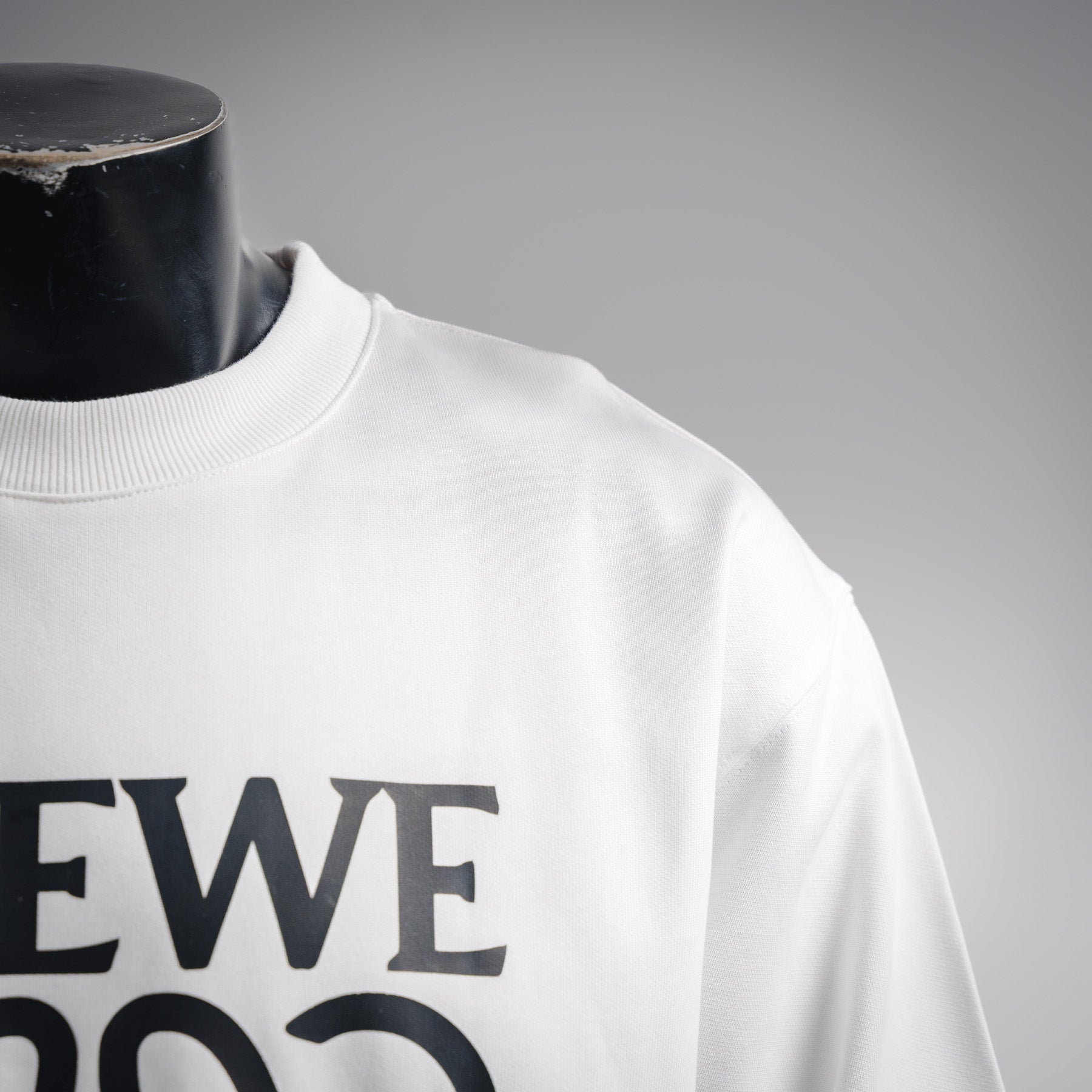 Loe 25fw printed sweatshirt