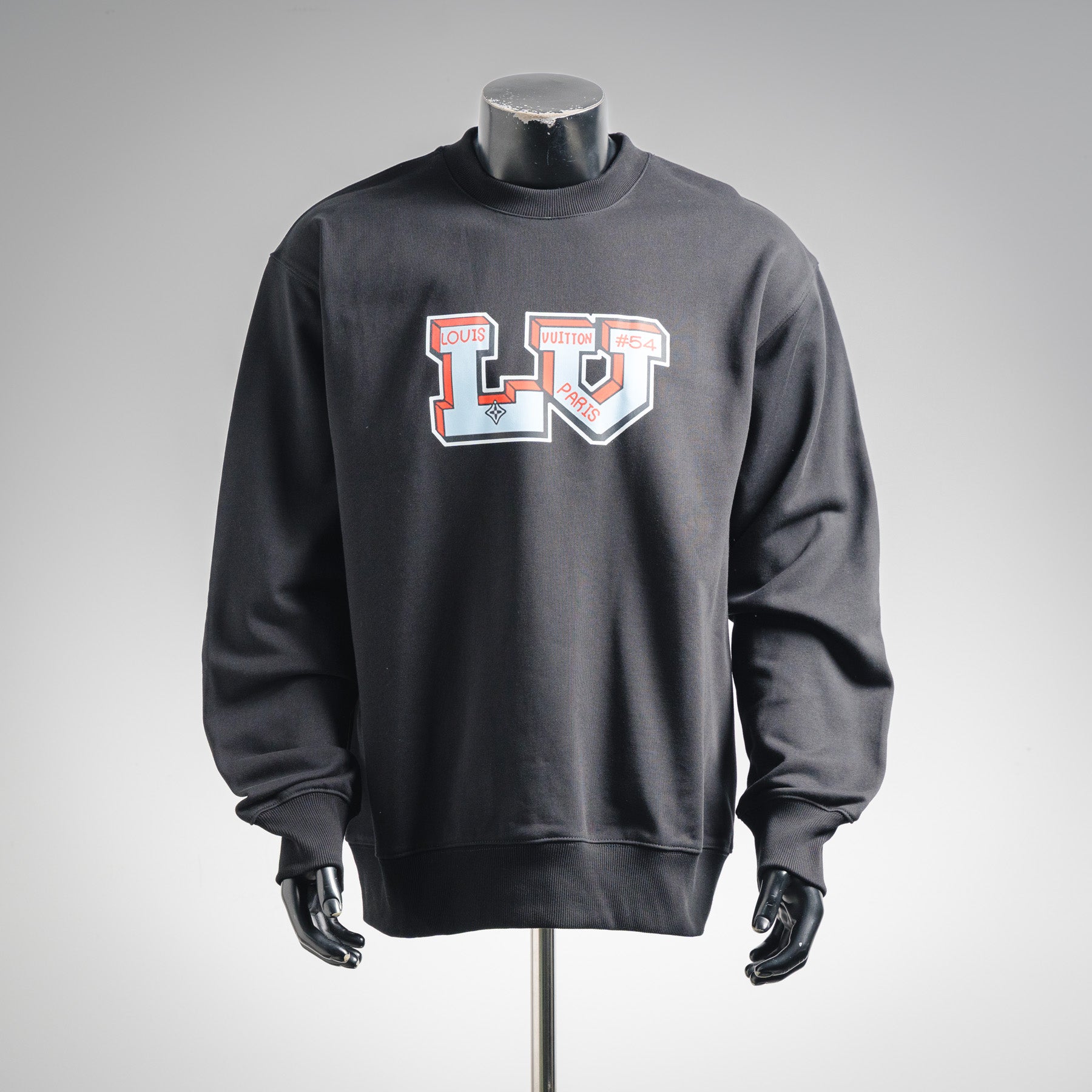 Louis 25fw printed sweatshirt