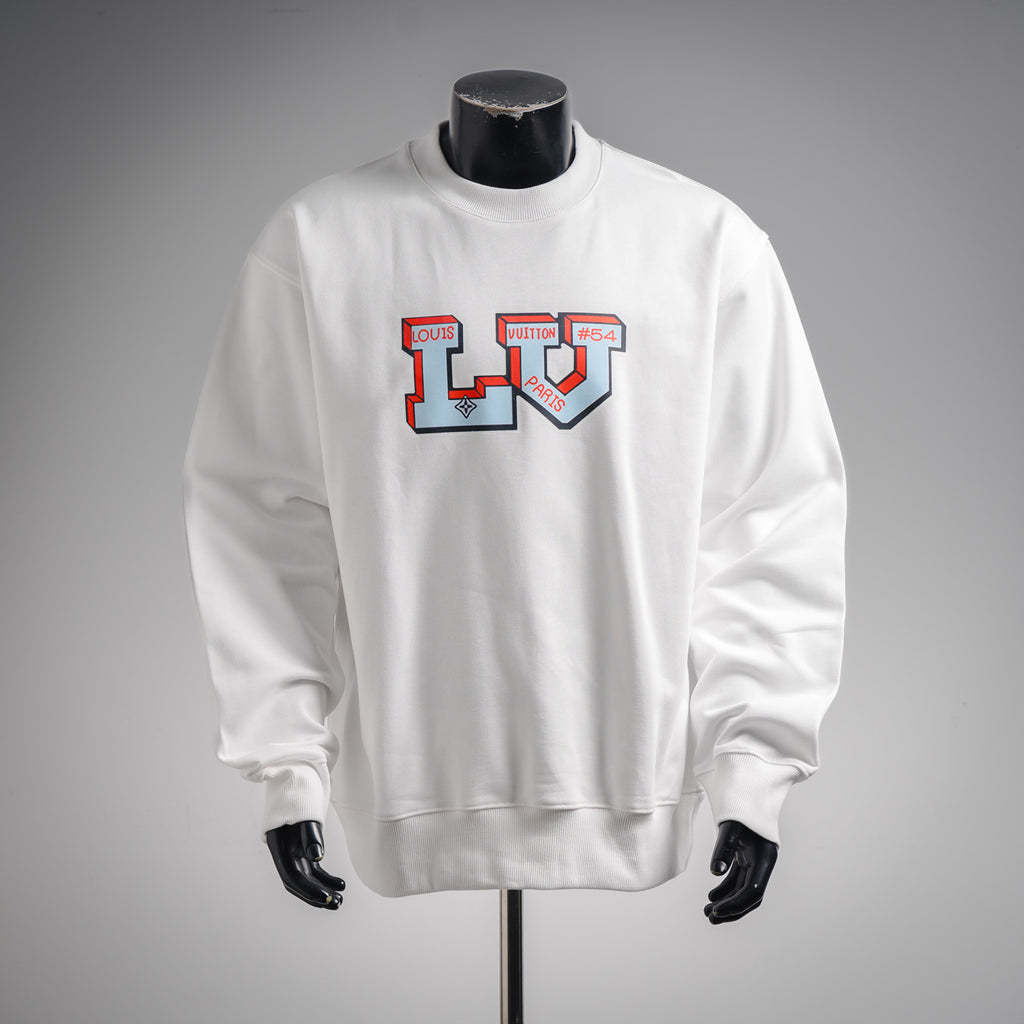 Louis 25fw printed sweatshirt