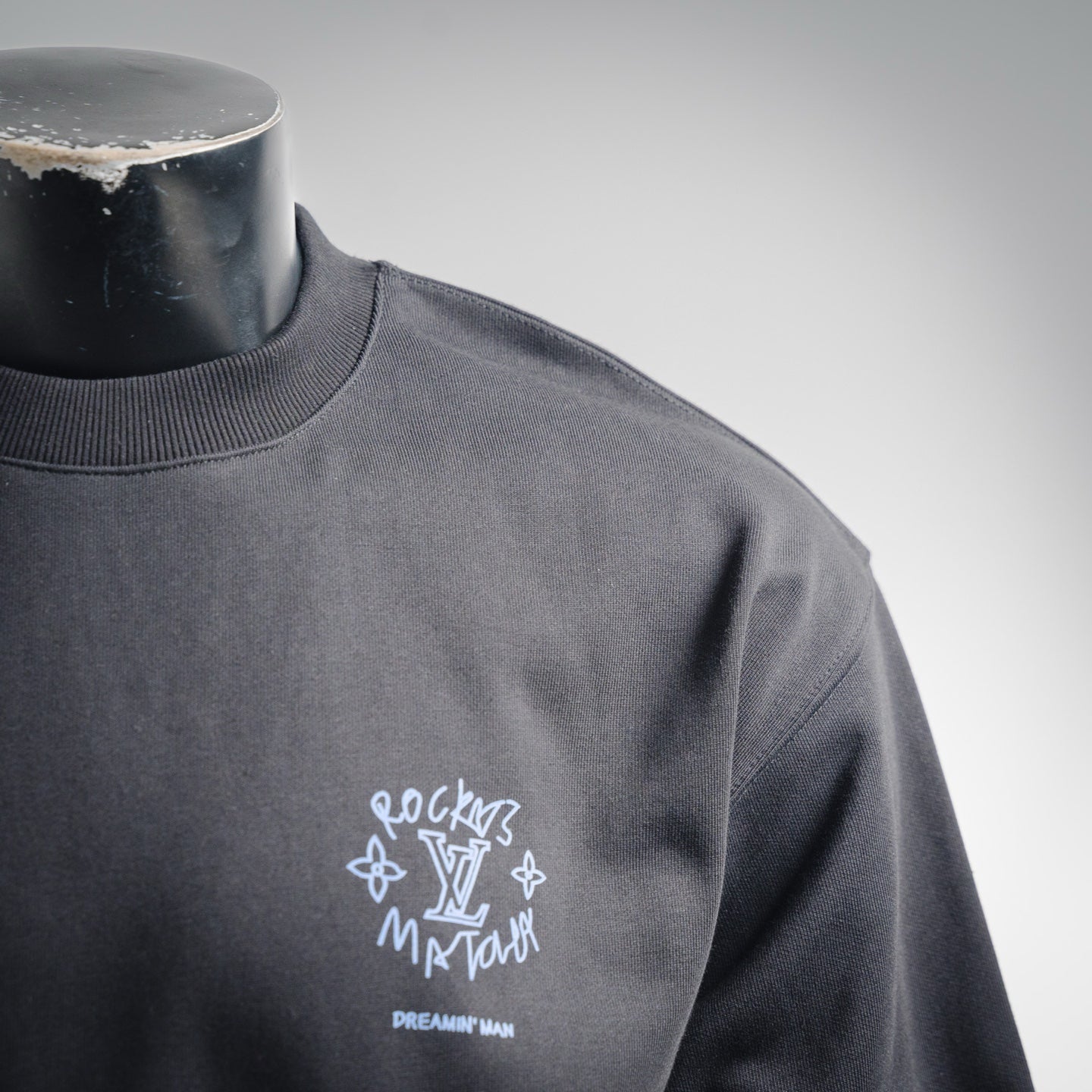 Louis 25fw printed sweatshirt