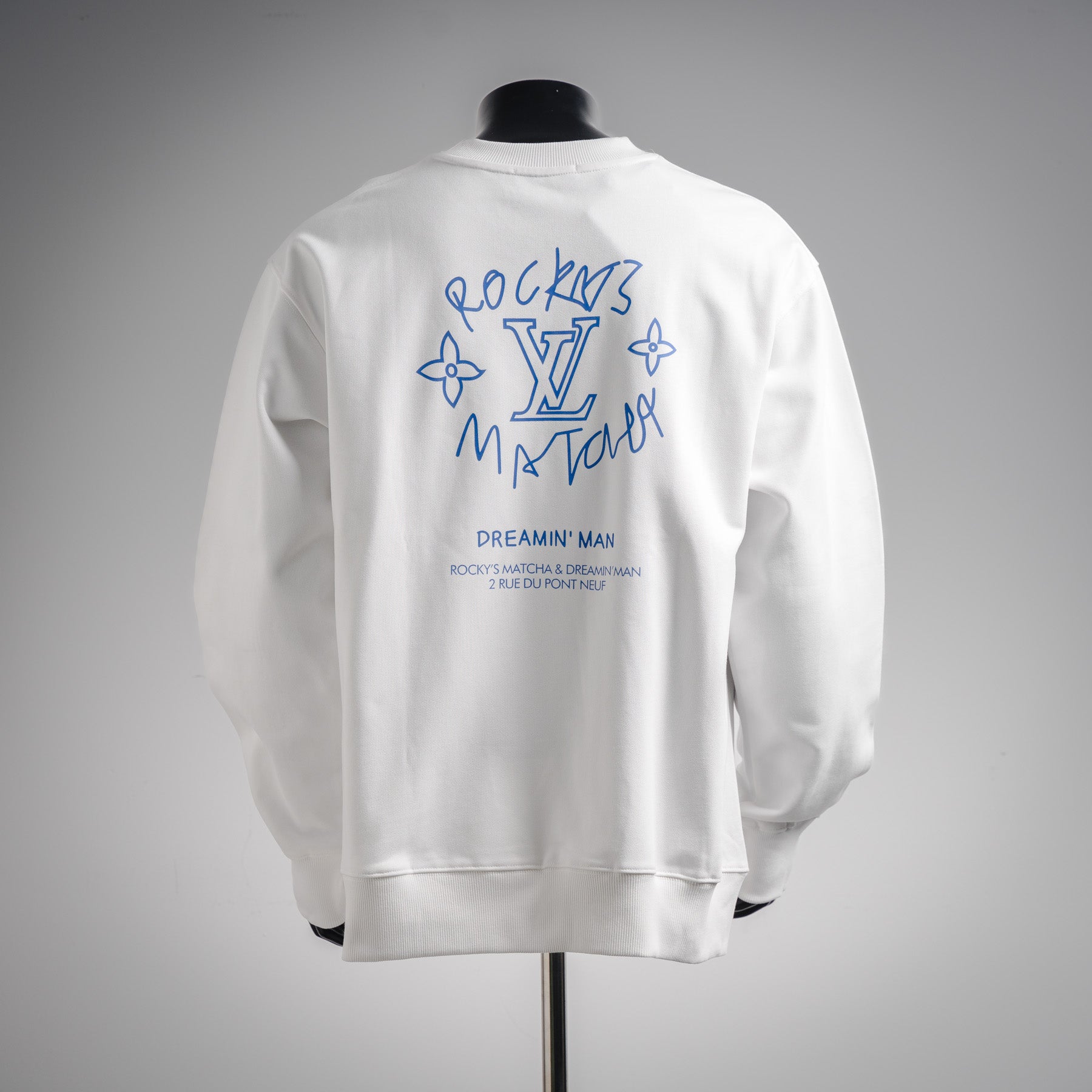 Louis 25fw printed sweatshirt