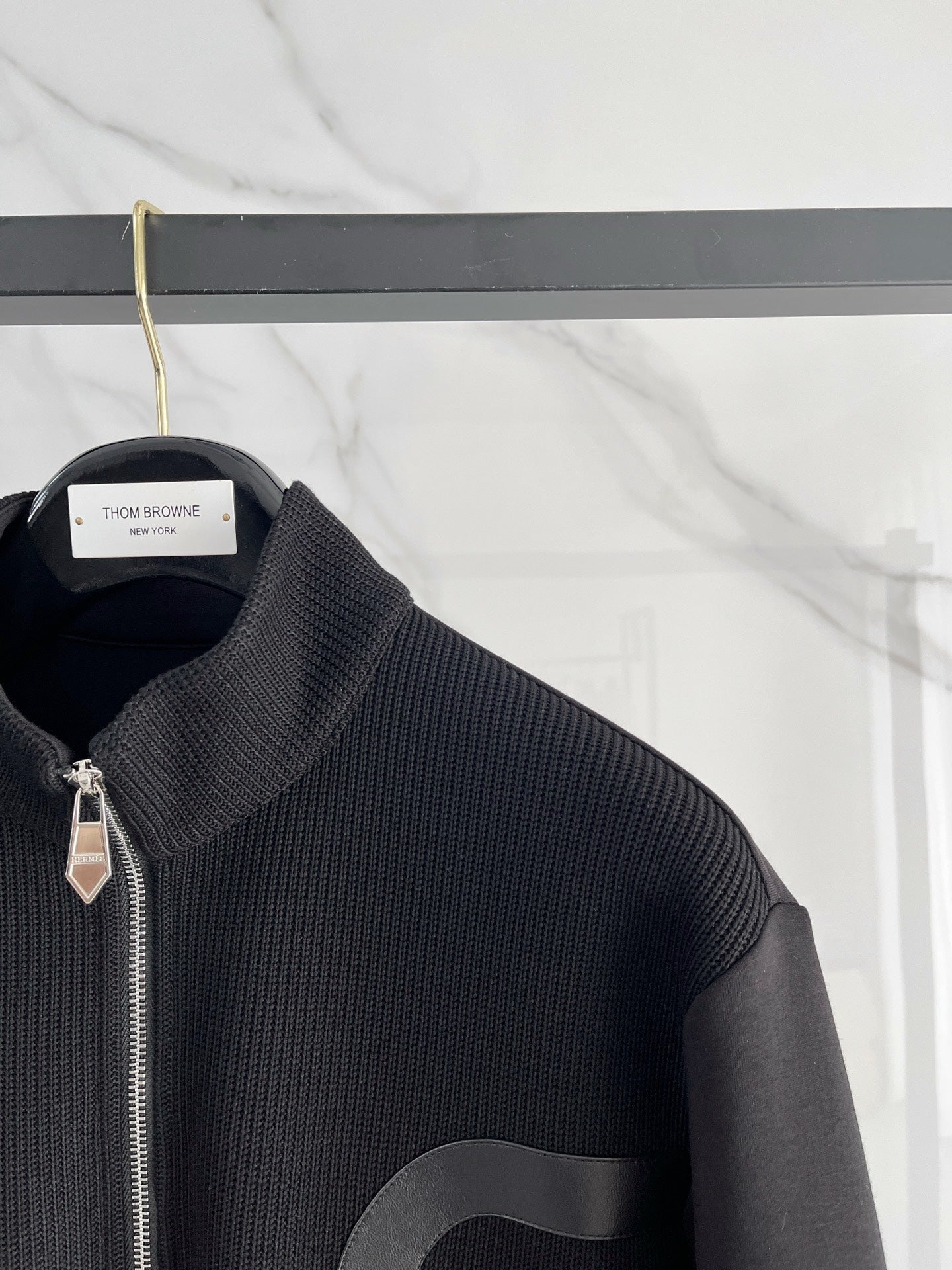 Herm 25fw knitted shirt