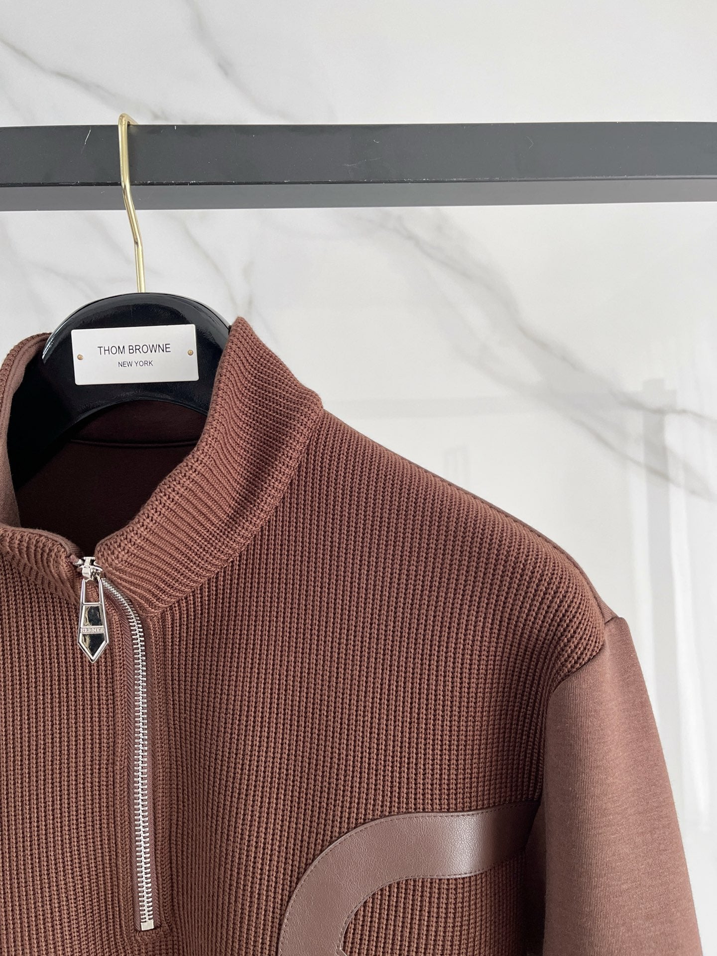 Herm 25fw knitted shirt