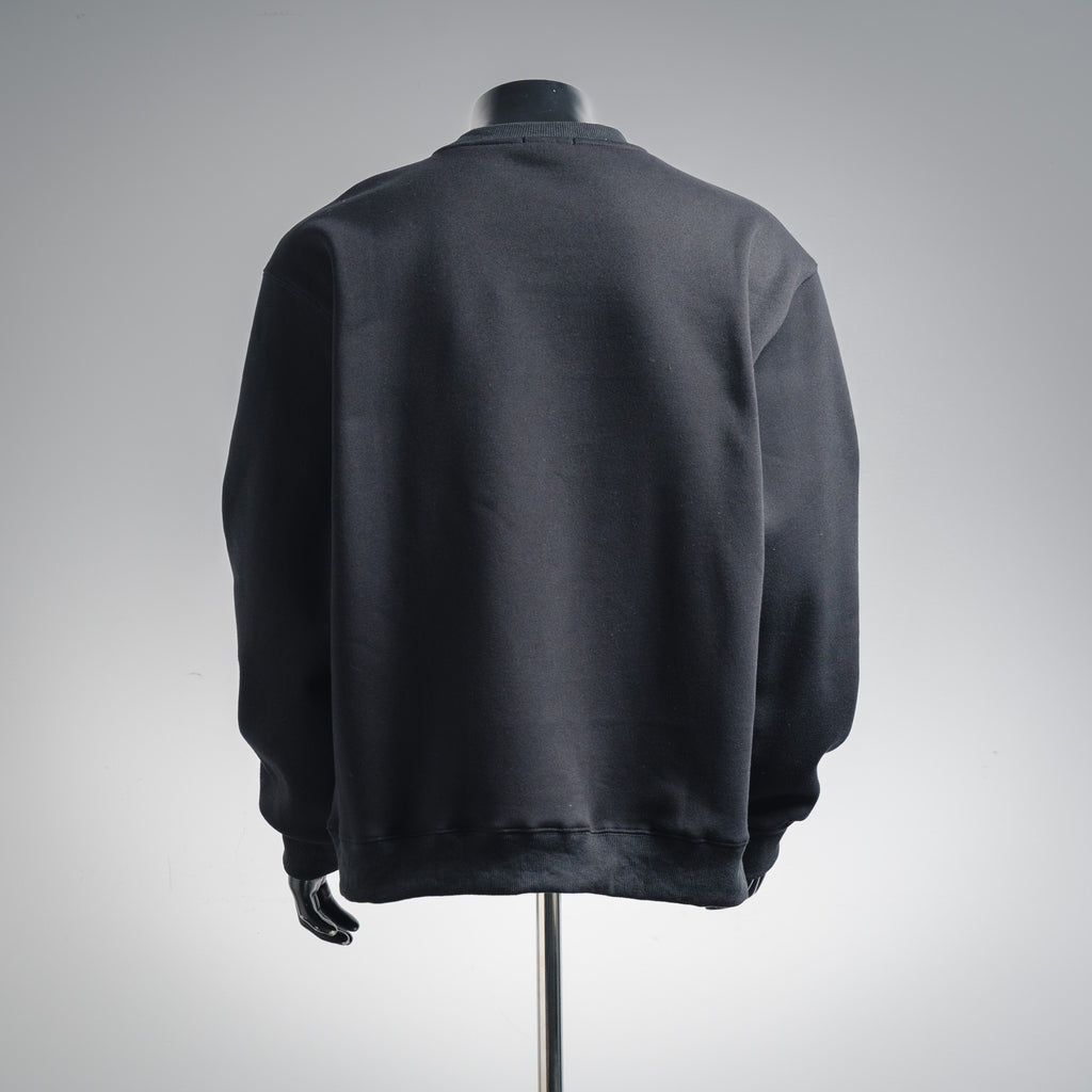 Loe 25fw embroidered sweatshirt