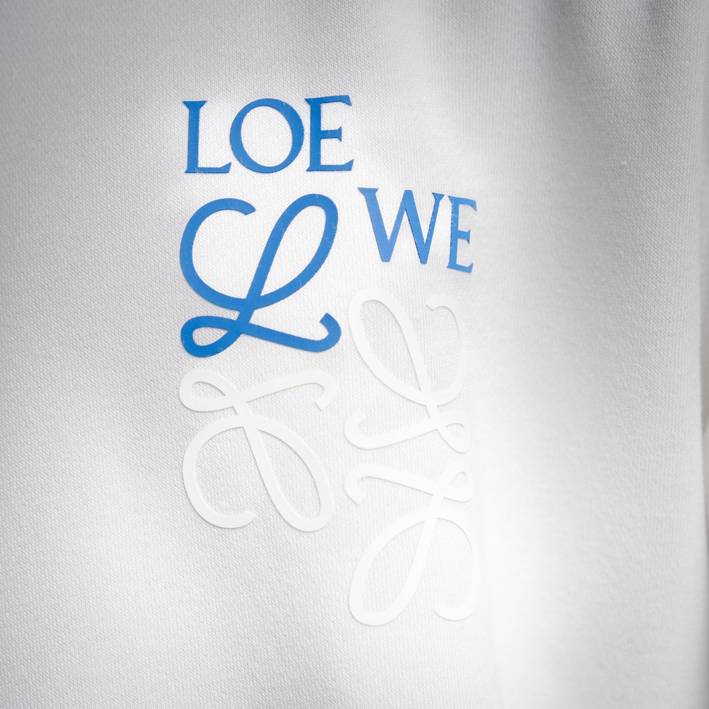 Loe 25fw embroidered sweatshirt