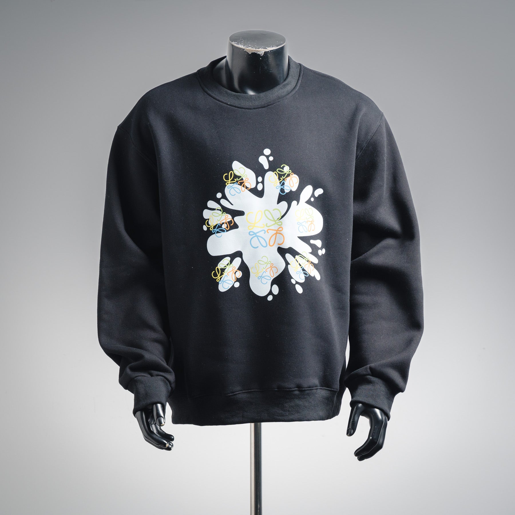 Loe 25fw printed sweatshirt