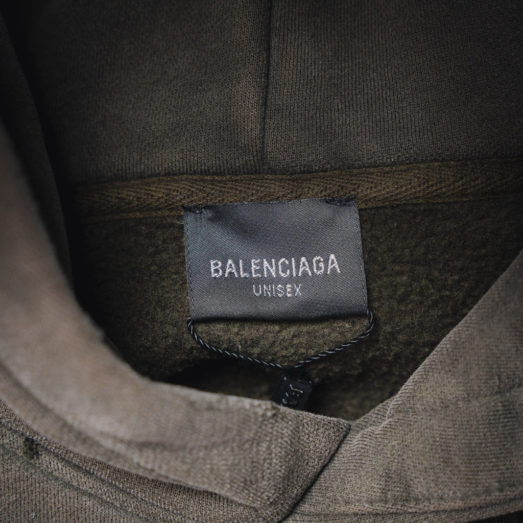 Balen 25fw printed hoodie